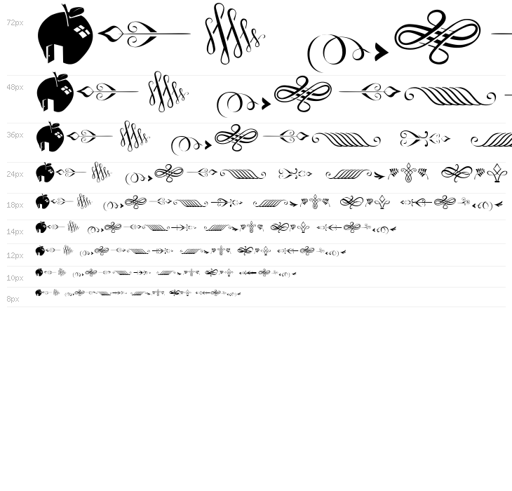 Poison Apple Ornaments 1 Waterfall