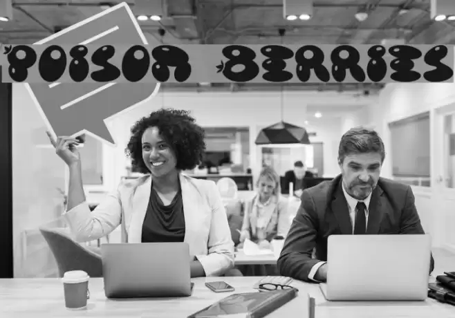 Poison Berries Font examples