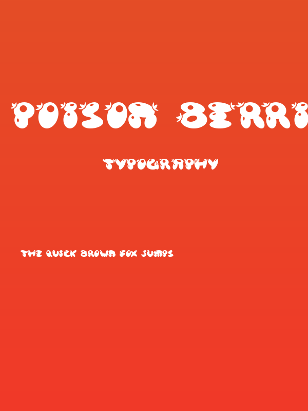 Poison Berries Poster