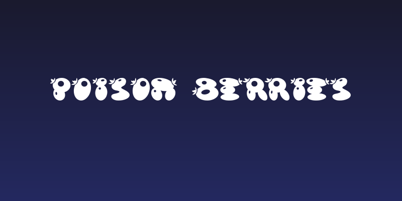 Poison Berries Social Header
