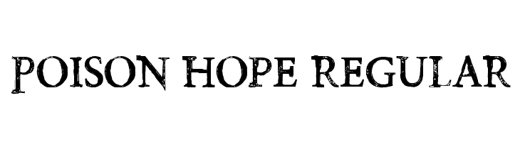 Poison Hope Regular  لخطوط تنزيل