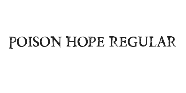 Poison Hope Regular Logo