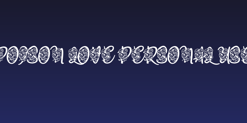 Poison Love Personal Use Social Header