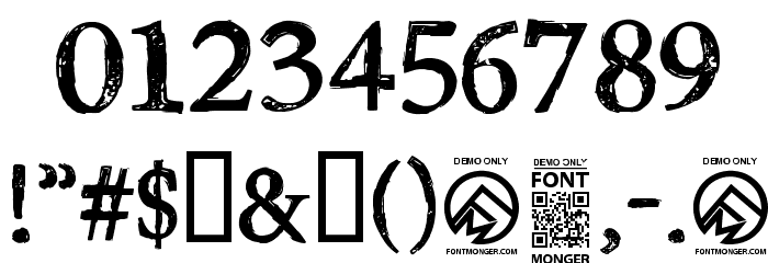 PoisonHope-Regular Font OTHER CHARS
