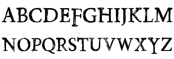 PoisonHope-Regular Font LOWERCASE