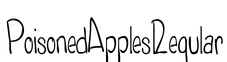PoisonedApplesRegular  font caratteri gratis
