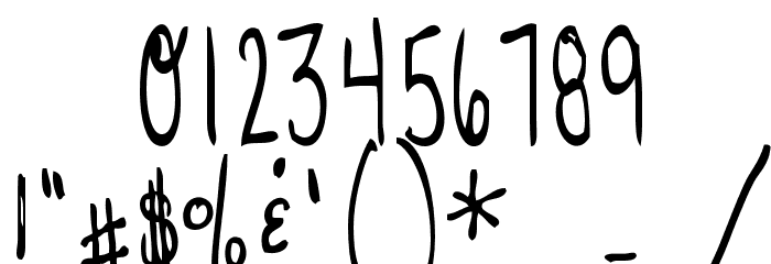 PoisonedApplesRegular Font OTHER CHARS
