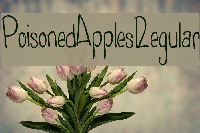 PoisonedApplesRegular Font examples