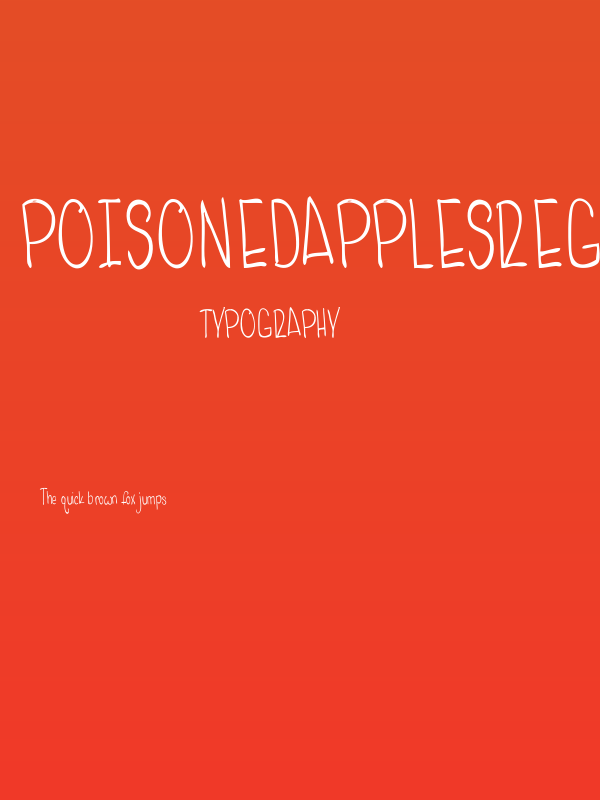 PoisonedApplesRegular Poster