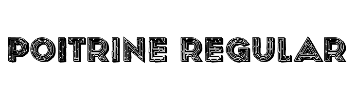 Poitrine Regular  Fuentes Gratis Descargar