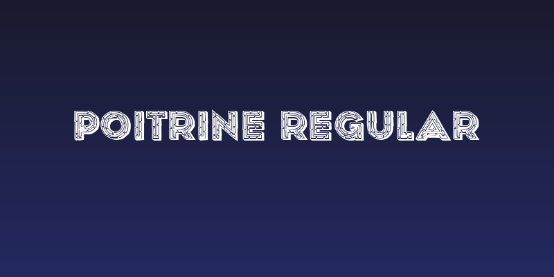 Poitrine Regular Social Header