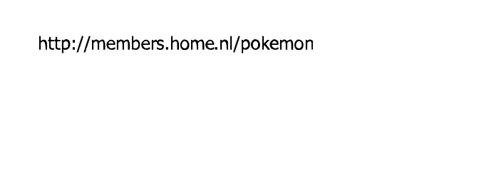 Pokemon: Annon Font OTHER CHARS