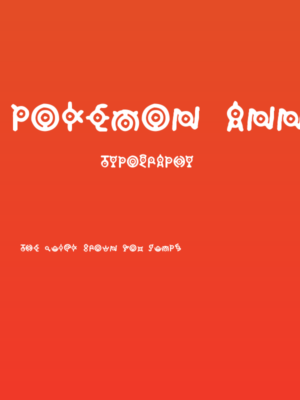 Pokemon: Annon Poster