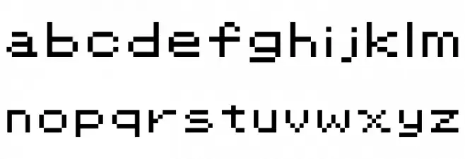 Pokemon Classic Regular फ़ॉन्ट लोअरकेस