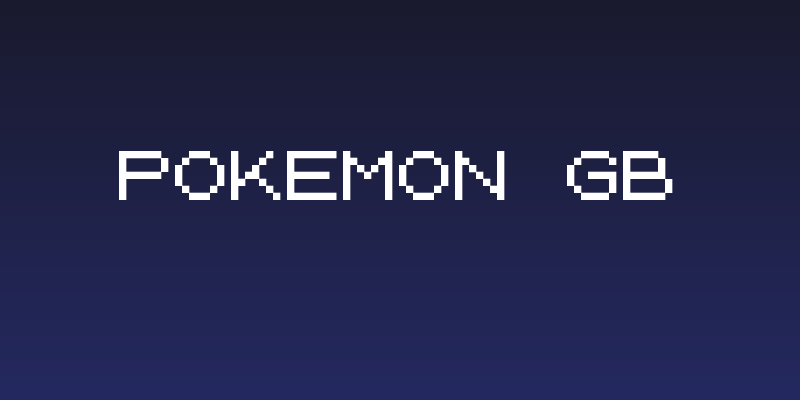 Pokemon GB Social Header