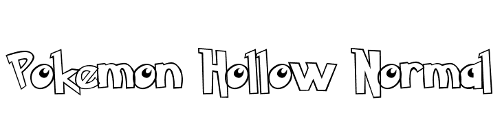 Pokemon Hollow Normal  免费字体下载