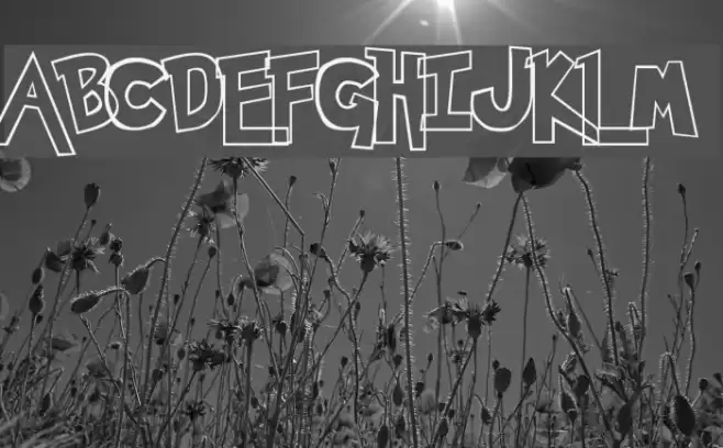 Pokemon  Hollow Font examples