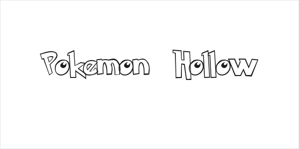 Pokemon  Hollow Logo