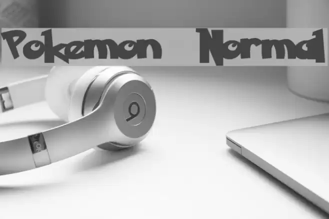 Pokemon Normal Font examples