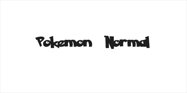 Pokemon  Normal Logo