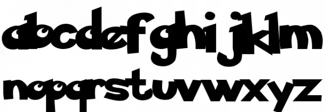 Pokemon  Normal Font LOWERCASE
