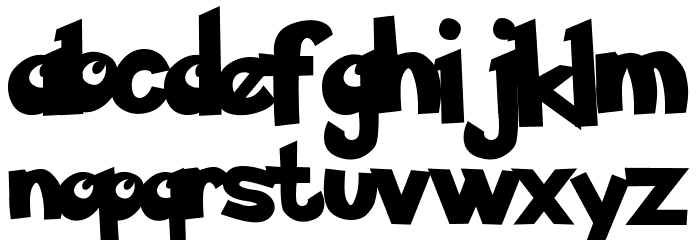 Pokemon Solid Normal Font LOWERCASE