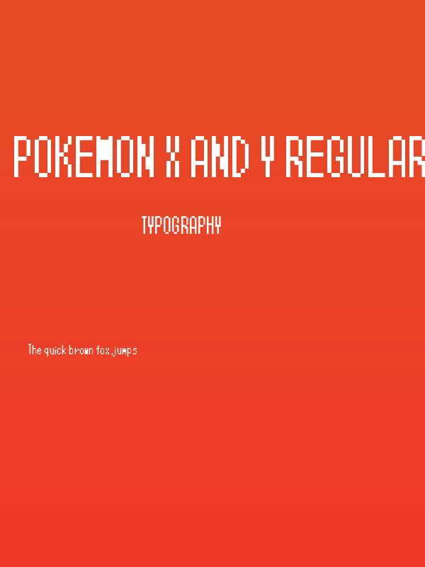 Pokemon X and Y Regular Poster