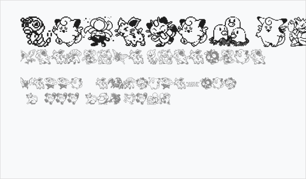 Pokemon pixels 1 Business Card