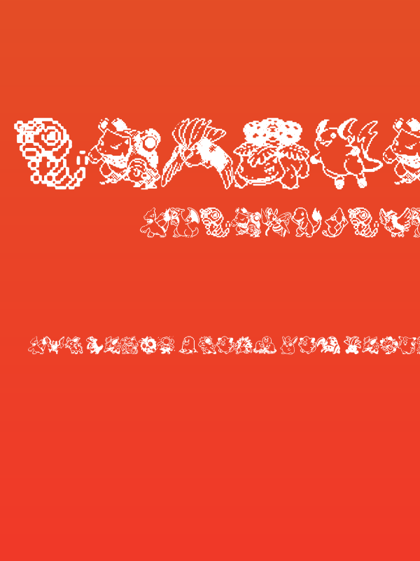 Pokemon pixels 1 Poster