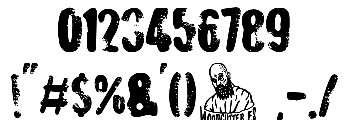 Poker Nightmare Font Alte caractere