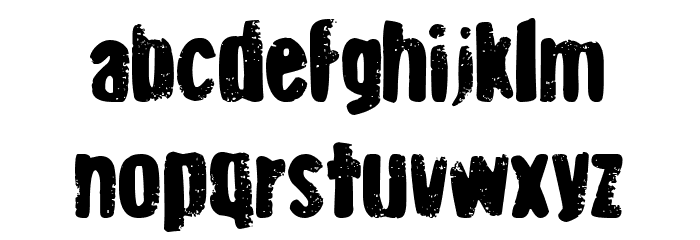 Poker Nightmare Font Litere mici