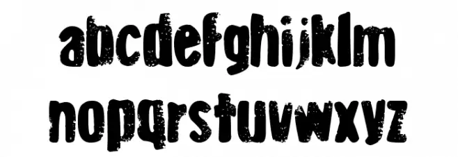 Poker Nightmare Schriftart Kleinbuchstaben