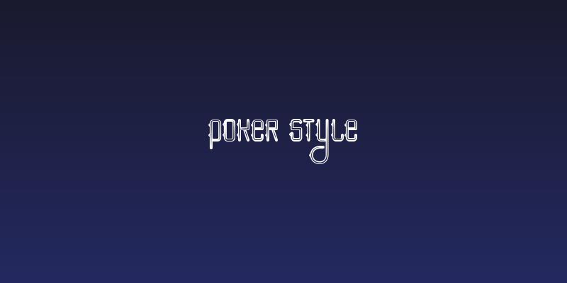 Poker style Social Header