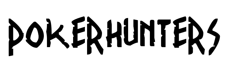 PokerHunters Font