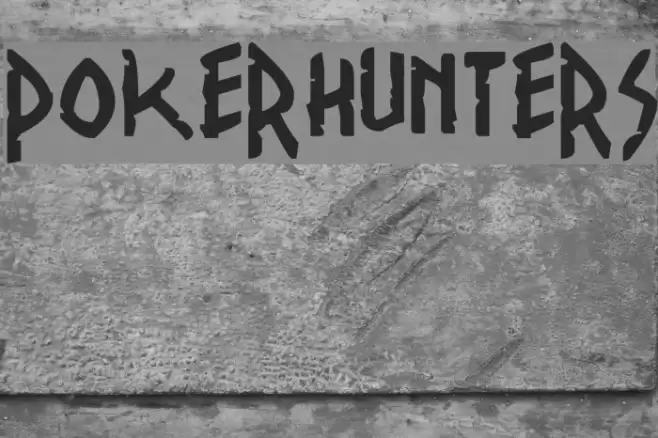 PokerHunters Font examples