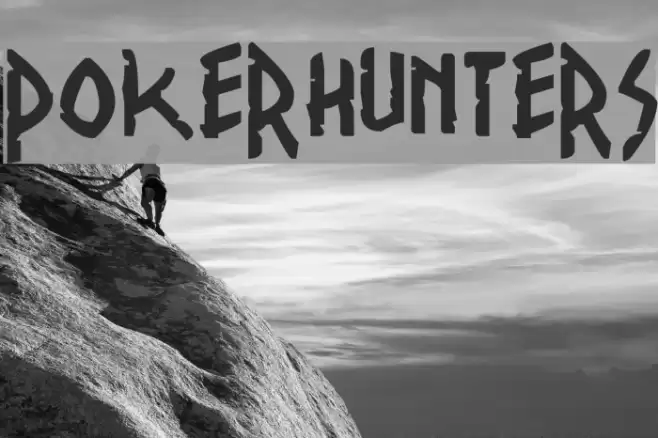 PokerHunters Font examples