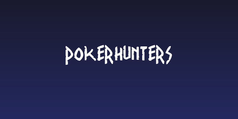 PokerHunters Social Header