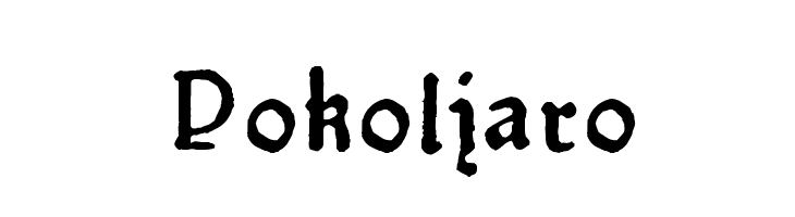 Pokoljaro  Free Fonts Download