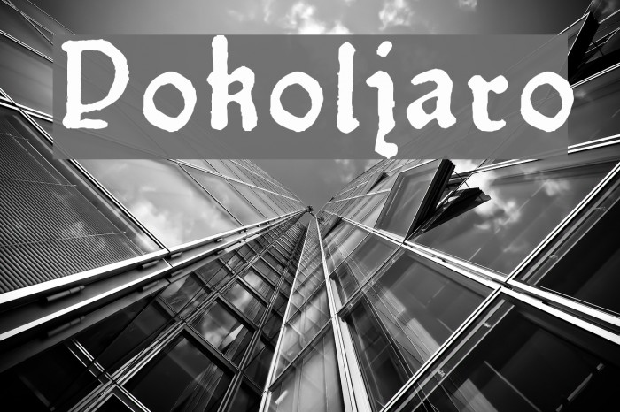 Pokoljaro Font examples