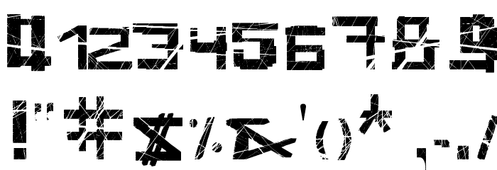 Pokurium Used Font OTHER CHARS