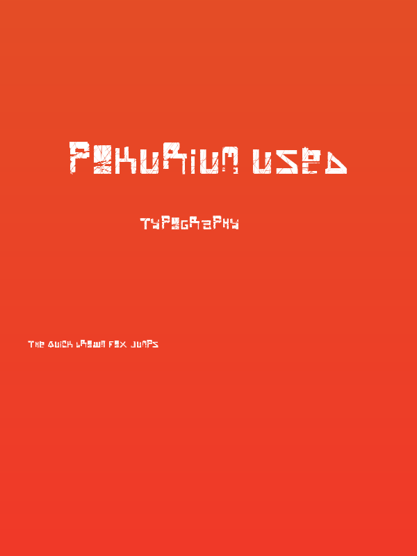 Pokurium Used Poster