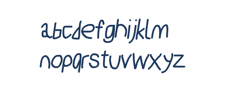 PolanStronk Bold Italic Lowercase