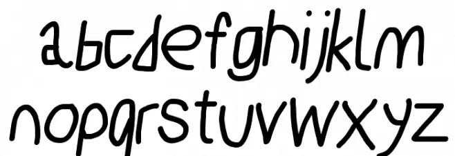 PolanStronk Bold Italic Caratteri MINUSCOLO