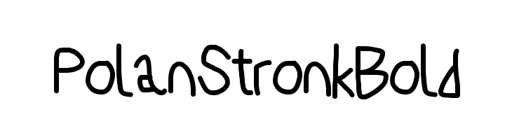PolanStronk Bold Font