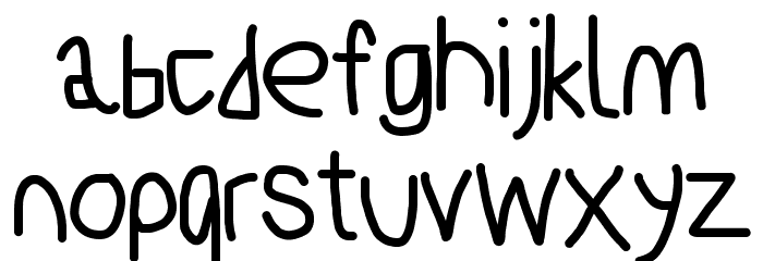 PolanStronk Bold Font LOWERCASE