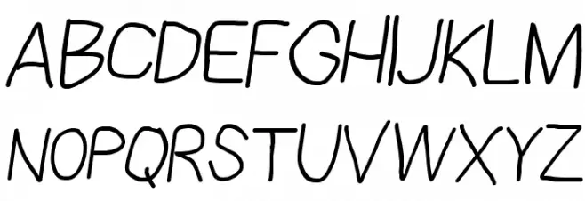 PolanStronk Italic Fonte MAIÚSCULAS