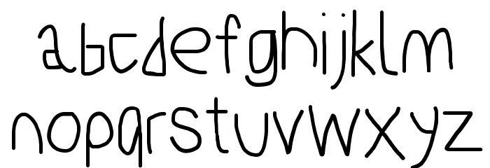 PolanStronk Regular Font LOWERCASE
