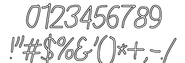 PolanStronk Snieg Italic Font OTHER CHARS