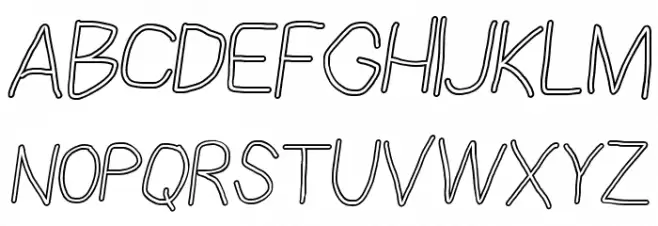 PolanStronk Snieg Italic Fonte MAIÚSCULAS
