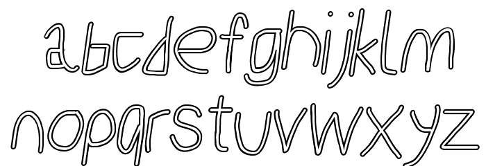 PolanStronk Snieg Italic Font LOWERCASE